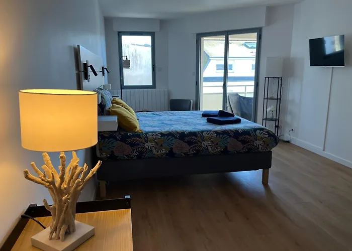 Carteret Centre, Port Avec Balcon Vue דירה ברנוויל-קרטרט